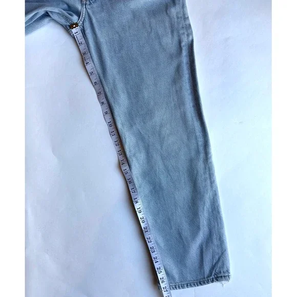 AGOLDE Lana Mid-Rise Vintage Straight Leg Jeans-Prank Faded Blue Wash-Size 27 - Picture 7 of 12